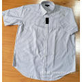 Polyester Cotton Shirt for Men Polyester Cotton Yarn-dyed Short-sleeved Shirt for Men Supplier